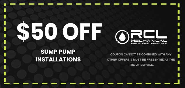 Discount on Sump Pump Services