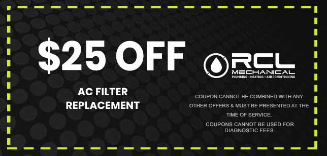 Discount on AC filter replacement