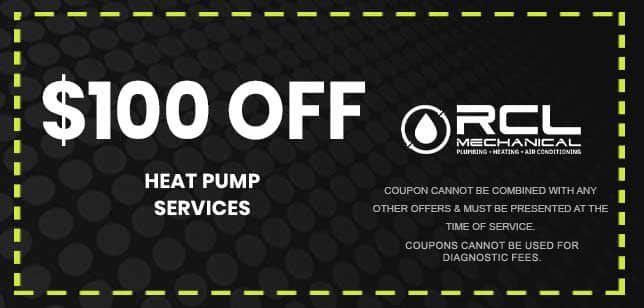 Discount on heat pump services