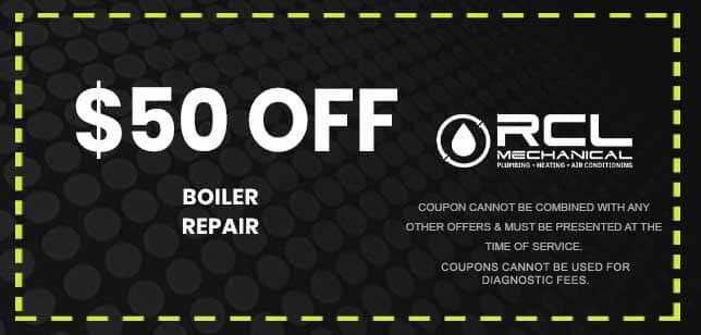 Discountt on boiler repair