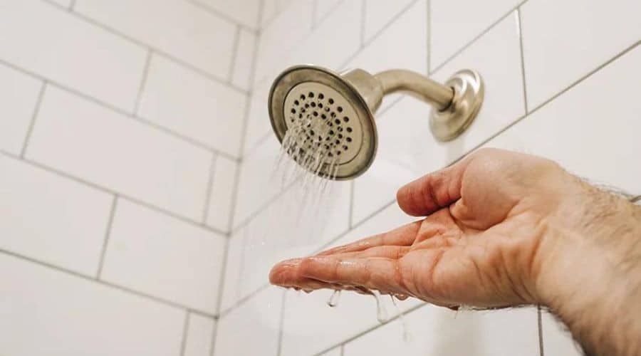 Middleborough area shower with low water pressure in need of a plumber.